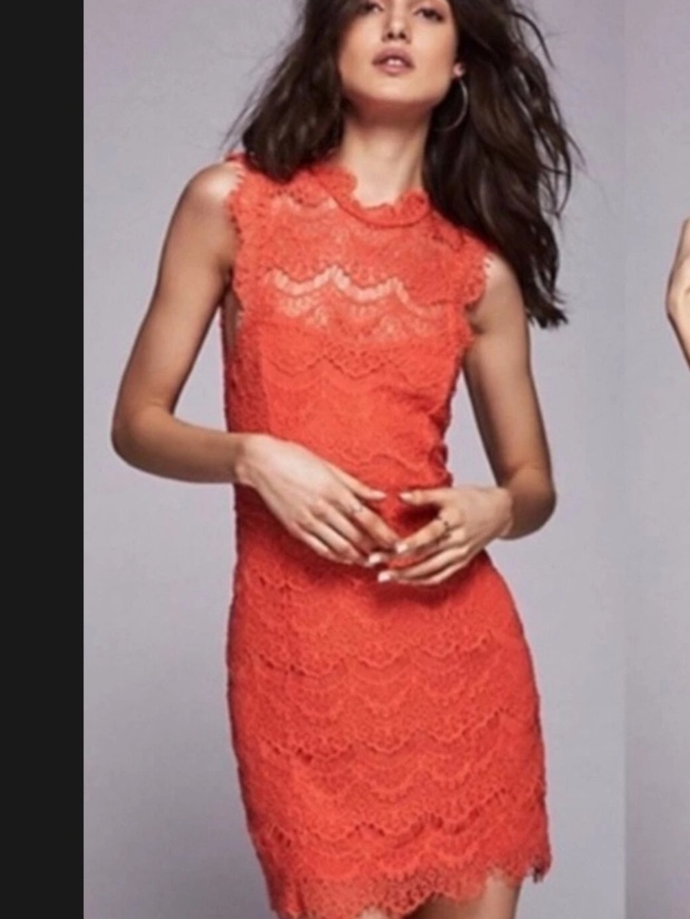 Free People Backless Lace Dress Size Medium